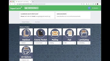 Submitting Print Shop Requests Using the PaperCut Job Ticketing System