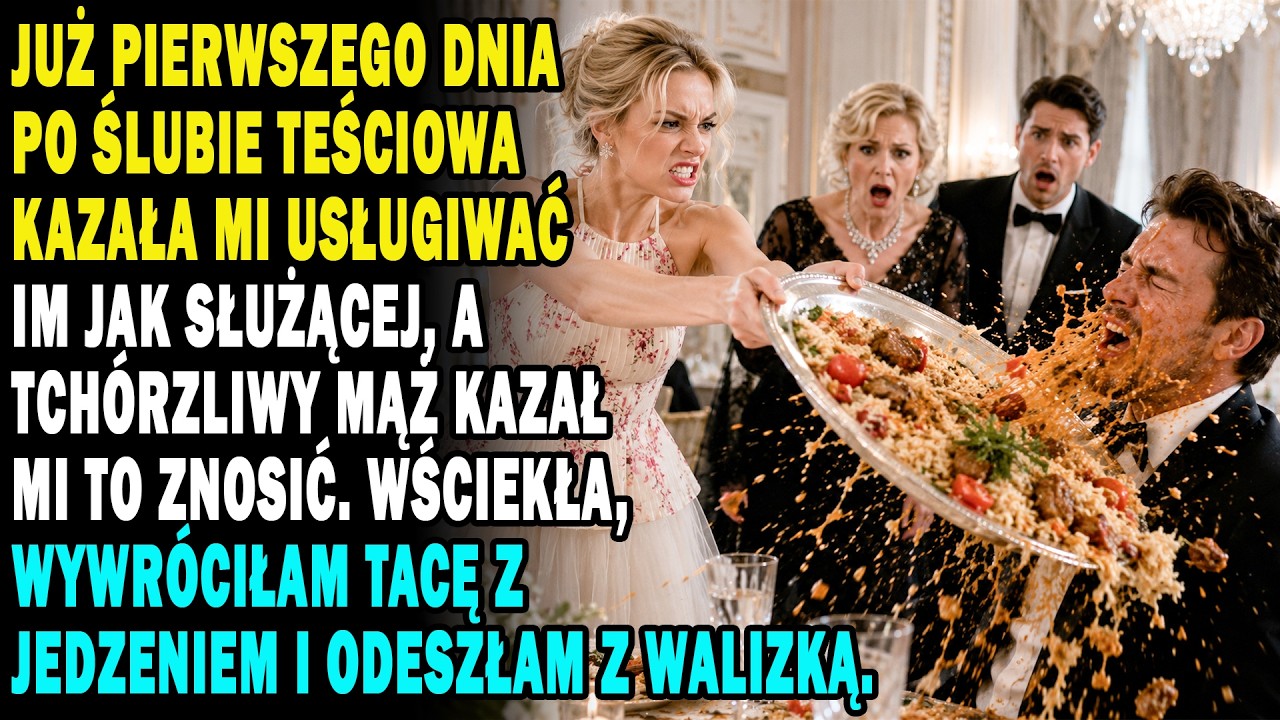 W noc poślubną usłyszałam przez drzwi, jak moja teściowa mówi mojemu świeżo poślubionemu mężowi: „Żona to jak ubranie. Zedrze się, wyrzucisz, kupisz nowe, a matkę masz tylko jedną. Jutro...