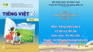 Tiếng Việt 2. Bài 28: Trò chơi của bố (Tiết 1). Trang 119-120