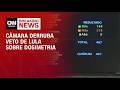 Câmara derruba veto à dosimetria; Senado vota agora | CNN 360°