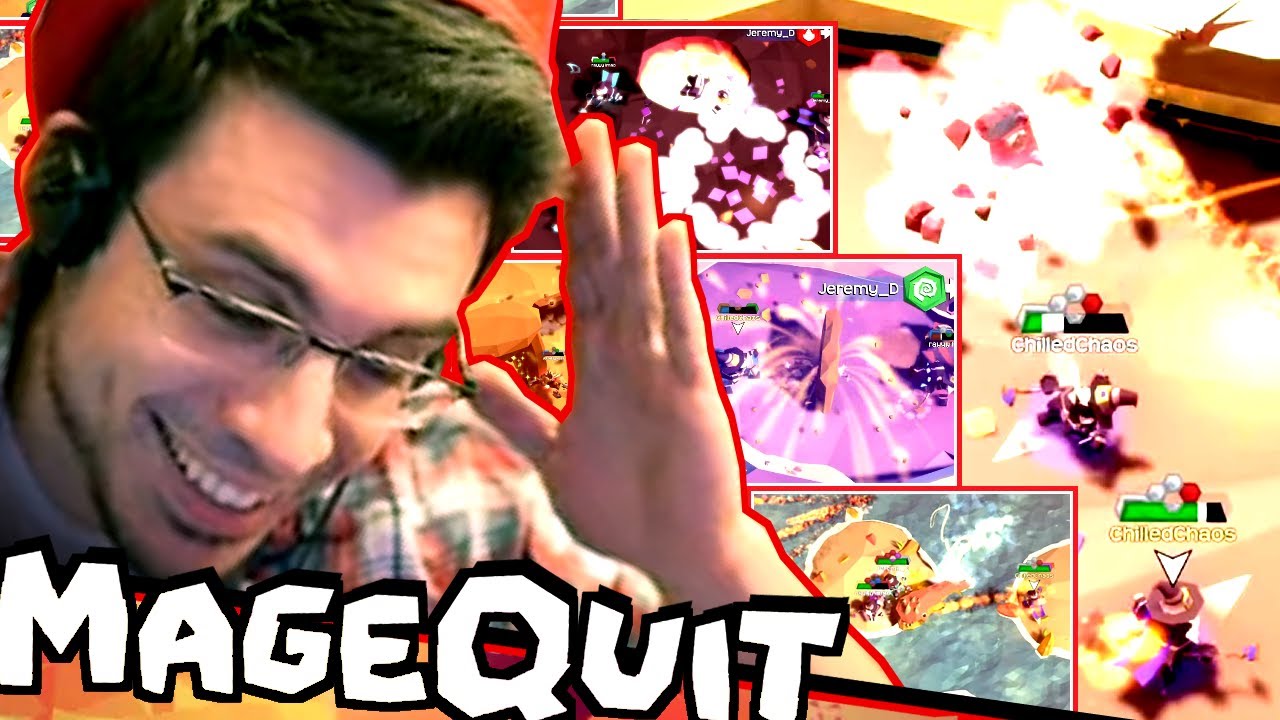 I PUT ON MY ROBE & WIZARD HAT! (MAGEQUIT w/ Chilled, Jeremy, Ray & Platy)