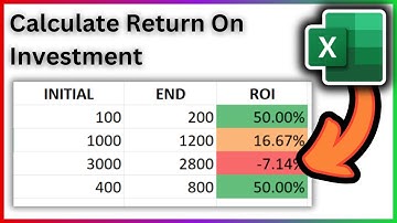 How To Calculate Return On Investment In Excel - Full Guide