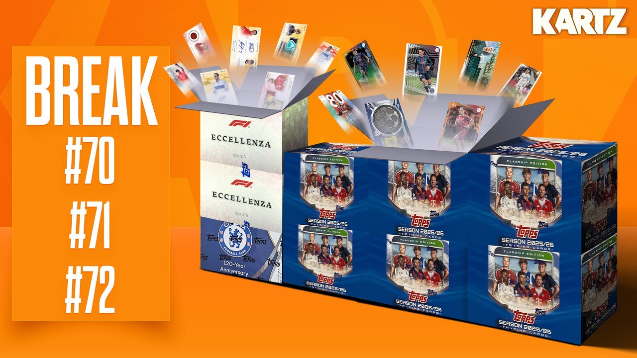 BREAK #70 #71 #72 | ToppsUCC 25/26 Half Case (6x Hobby Box) | F1 Eccellenza HB x2 | Chelsea 120th x1