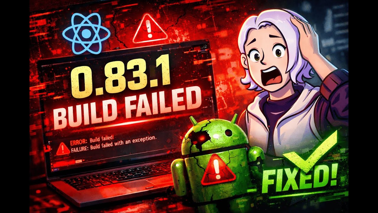 React Native 0.83.1 New Project Not Running? 🔥 Fix in 5 Minutes (NDK Issue)