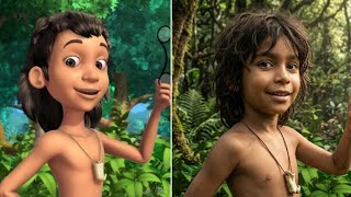 Jungle Book All Character Cartoon Vs Real Life || Mogli Cartoon Character In Real Life Jungle Book All Character Cartoon Vs Real Life || Mogli Cartoon Character In Real Life