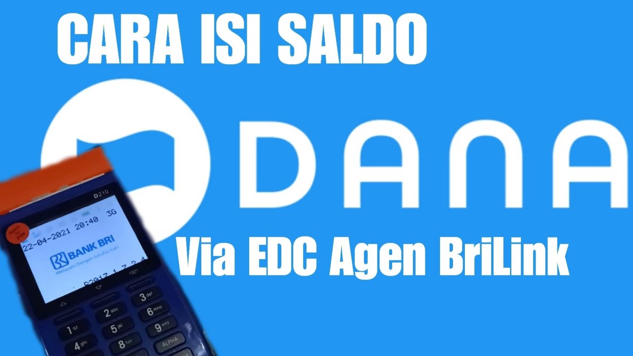 Cara Isi Saldo DANA Melalui Agen Brilink Cara Top Up Dana Via BRI 