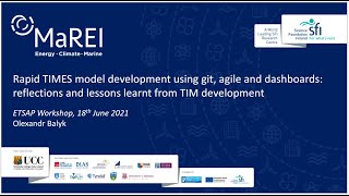 16 Rapid TIMES model development using git, agile and dashboards lessons learnt from TIM development