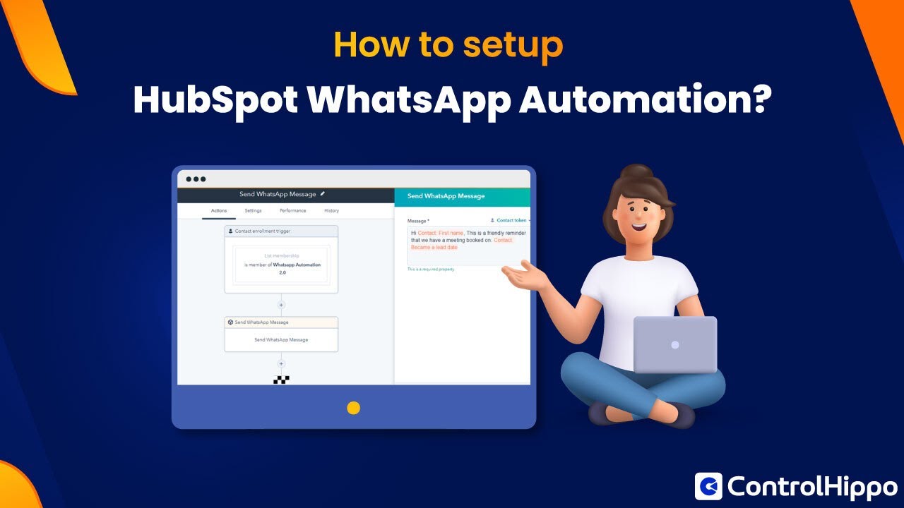 How to Setup HubSpot WhatsApp Automation? - YouTube