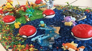 Juntei Brinquedos De Pokemon De Vários Tipos E Fiz Um Mundo Pokemon