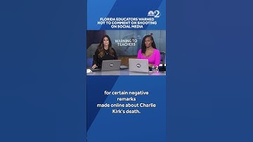 Charlie Kirk Assassination: Social media reactions and Florida educators warned not to comment