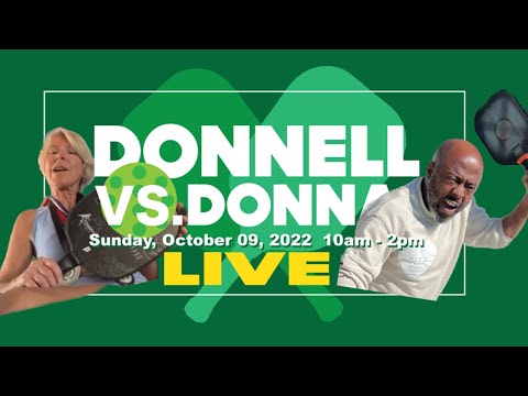 The Donnell Rawlings Show LIVE: Donna vs. Donnell Pickle Ball Match.