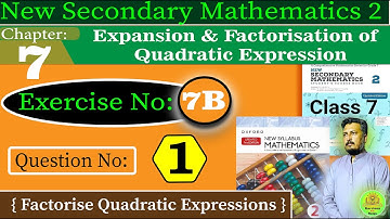Exercise 7B Question No 1 II APS #maths   7Th Class II New Secondary Mathematic 2