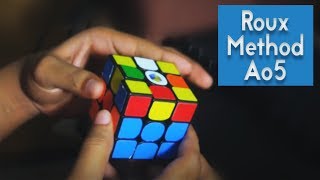 Rubik's Cube 7.24 Ao5 Roux Method + 6.62 Single Solve | Yuxin Little Magic Written Review screenshot 5