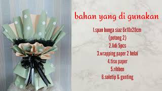 Cara paling senang buat bouquet untuk NEWBIE II Jimat guna 2 wrapping paper sahaja Cara paling senang buat bouquet untuk NEWBIE II Jimat guna 2 wrapping paper sahaja