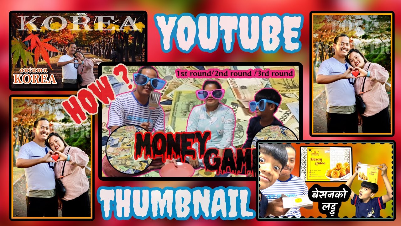 EASY YOUTUBE THUMBNAILS CREATE BJ VLOG SOUTH KOREA ULSAN 