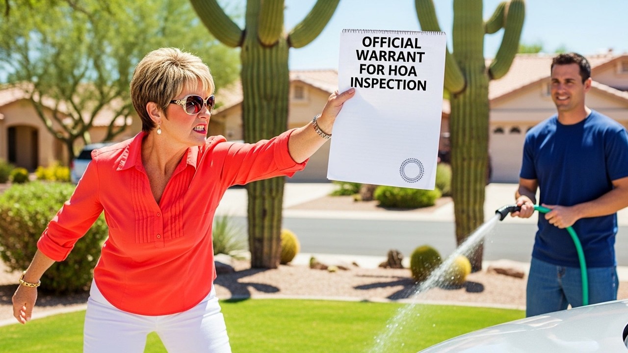 HOA Karen Claimed She Had A Warrant, It Was Printed From Her Home Printer!