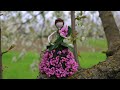 Цветочная фея - Сирень из гофрированной бумаги (flower fairy-Lilac made of crepe paper)