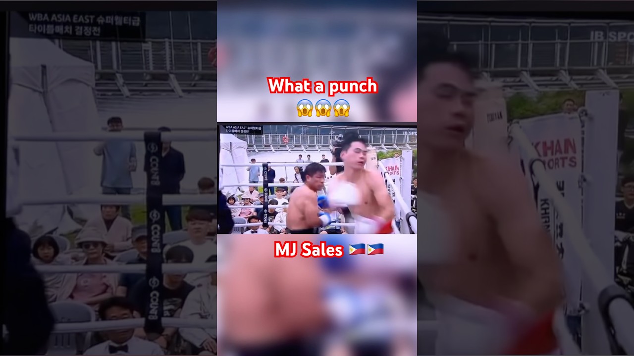 Филиппинский боксёр Майкл Джей Сэйлс нанёс мощный удар 😱 и завоевал титул чемпиона WBA Asia East ...