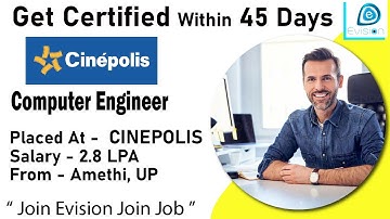 Congrats, Ashish | COMPUTERS ENGINEER | 2.8 LPA | Got Selected as Associate IT Engineer in CINEPOLIS