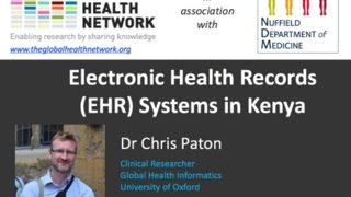 Dr Chris Paton - Electronic Health Records (EHR) Systems in Kenya screenshot 4