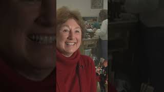 Joyce Byers on the feeling behind the Byers' Choice Carolers #shorts