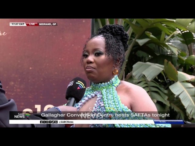 SABC News coverage of the 19th SAFTA Awards at Gallagher Convention Centre