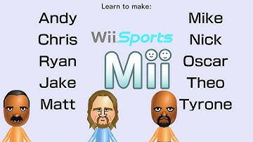 Remake Wii Sports Resort Miis #3