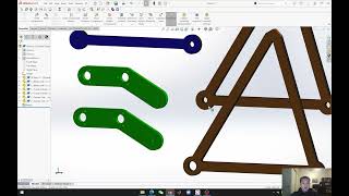 Construct a SolidWorks Model of the Quadraped Walker