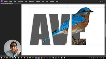 Cómo colocar imagen sobresalido dentro de texto en Affinity Photo - IDIGA
