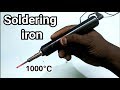 Soldering Iron | 1000°C | Home Made a 12V soldering iron using Glow plug