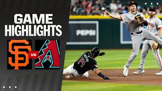 Giants vs. D-backs Game Highlights (6\/3\/24) | MLB Highlights