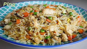 Wie viel Kalorien hat Gebratener Reis mit Hühnerfleisch?