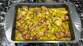 Voici en 3min comment faire un POULET AUX OLIVES de flemme pour moins de temps en cuisine 🍗⏱