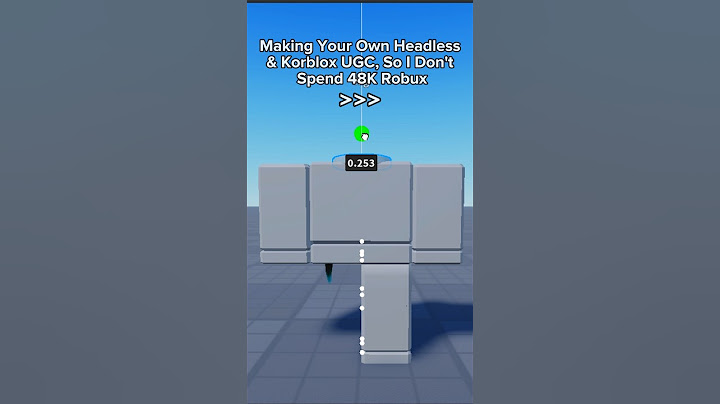 I made a Free Headless & KorBlox UGC!