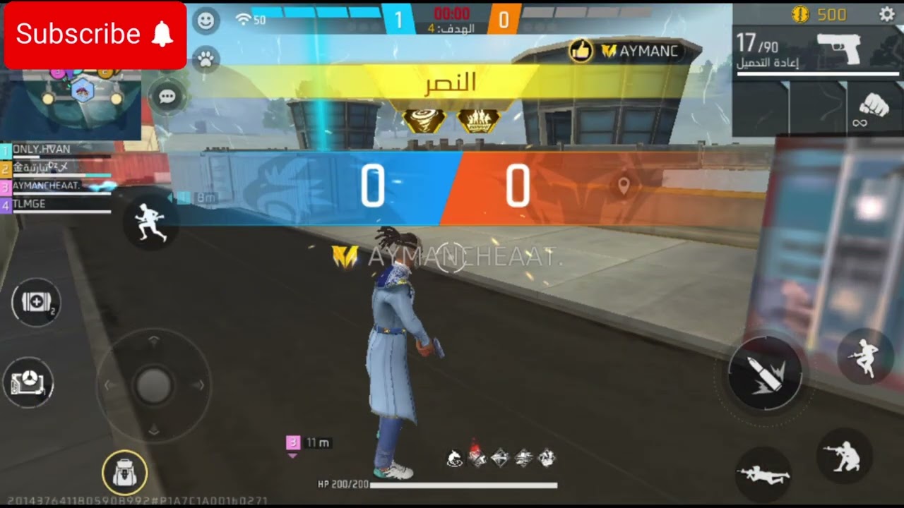 اصعب اعدادات في فري فاير حرفين🤕💀