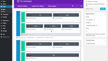 Divi Tutorial, Video 3 -  Sections, Rows & Columns Part 2