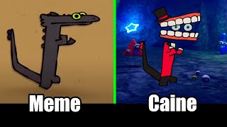 Toothless Dancing Vs Caine Toothless Dance