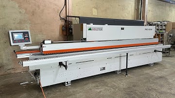 MÁY DÁN CẠNH THẲNG TỰ ĐỘNG 8 CHỨC NĂNG CÓ BO GÓC / PRO-680M / HOLZTEK