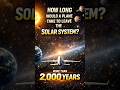 How Long Would a Plane Take to Leave the Solar System#Space #Universe #Science
