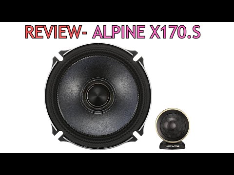 Alpine X 170S Component Speaker For Cars Review - YouTube