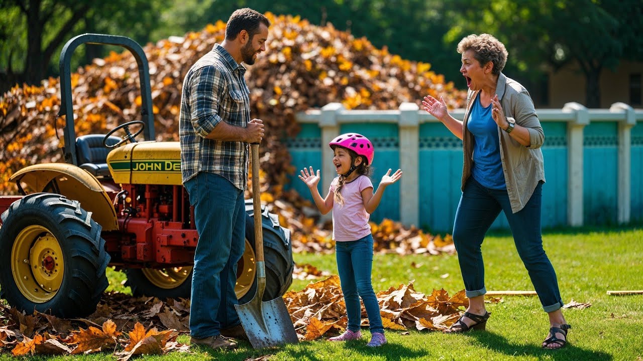 HOA Dumped Their Leaves On My Lawn, So I Drove Them Back With a Tractor and Covered Their Pool