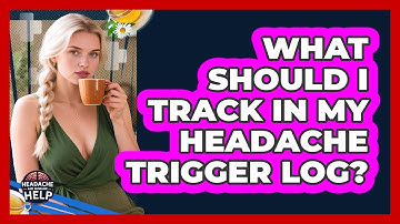 What Should I Track In My Headache Trigger Log? - Headache and Migraine Help