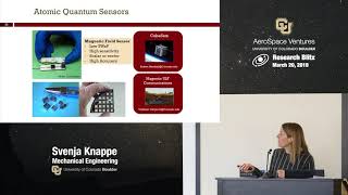 CU Boulder AeroSpace Ventures: Svenja Knappe, Atomic Quantum Sensors
