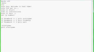How to make a Game in NOTEPAD!!