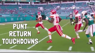 NFL Punt Return Touchdowns 2020-2021 Compilation Wealth