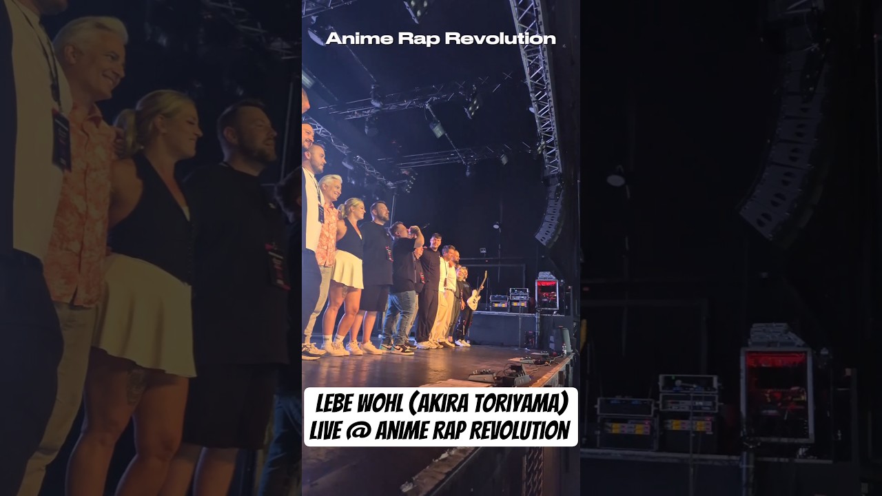 WAHNSINNS Konzert! | Anime Rap Revolution in Hamburg | Dragon Ball Song - Lebe wohl | Anbu Studios