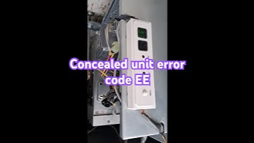 #midea concealed unit atom series?Error code EE And Water drain problem#airconditioning  no working