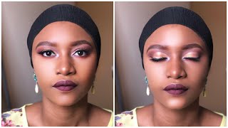GOLDEN EID MAKEUP TUTORIAL 2019 |BOLD EYES + BOLD LIPS screenshot 1