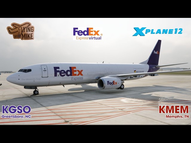 XP12.4.2| Zibo 737-800| Greensboro, NC to Memphis, TN| - YouTube