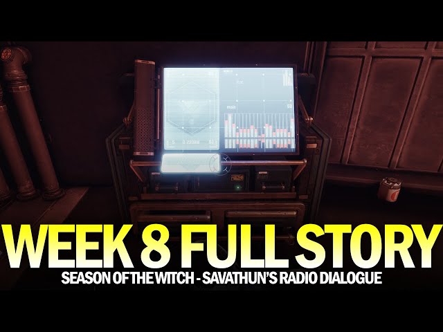 Season of the Witch Full Story (Week 8) - Savathun's Radio Dialogue  [Destiny 2] - YouTube